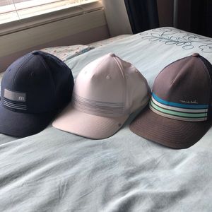 3 Travis Mathew golf hats